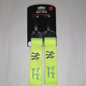 NWT Neon New York Yankees Luggage Tags